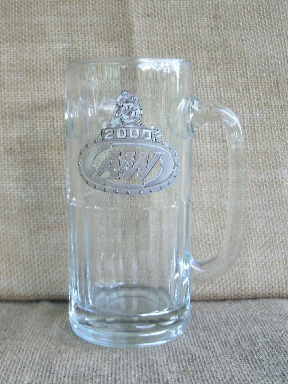 Vintage A&W Root Beer Heavy Glass Millenium Edition Mug